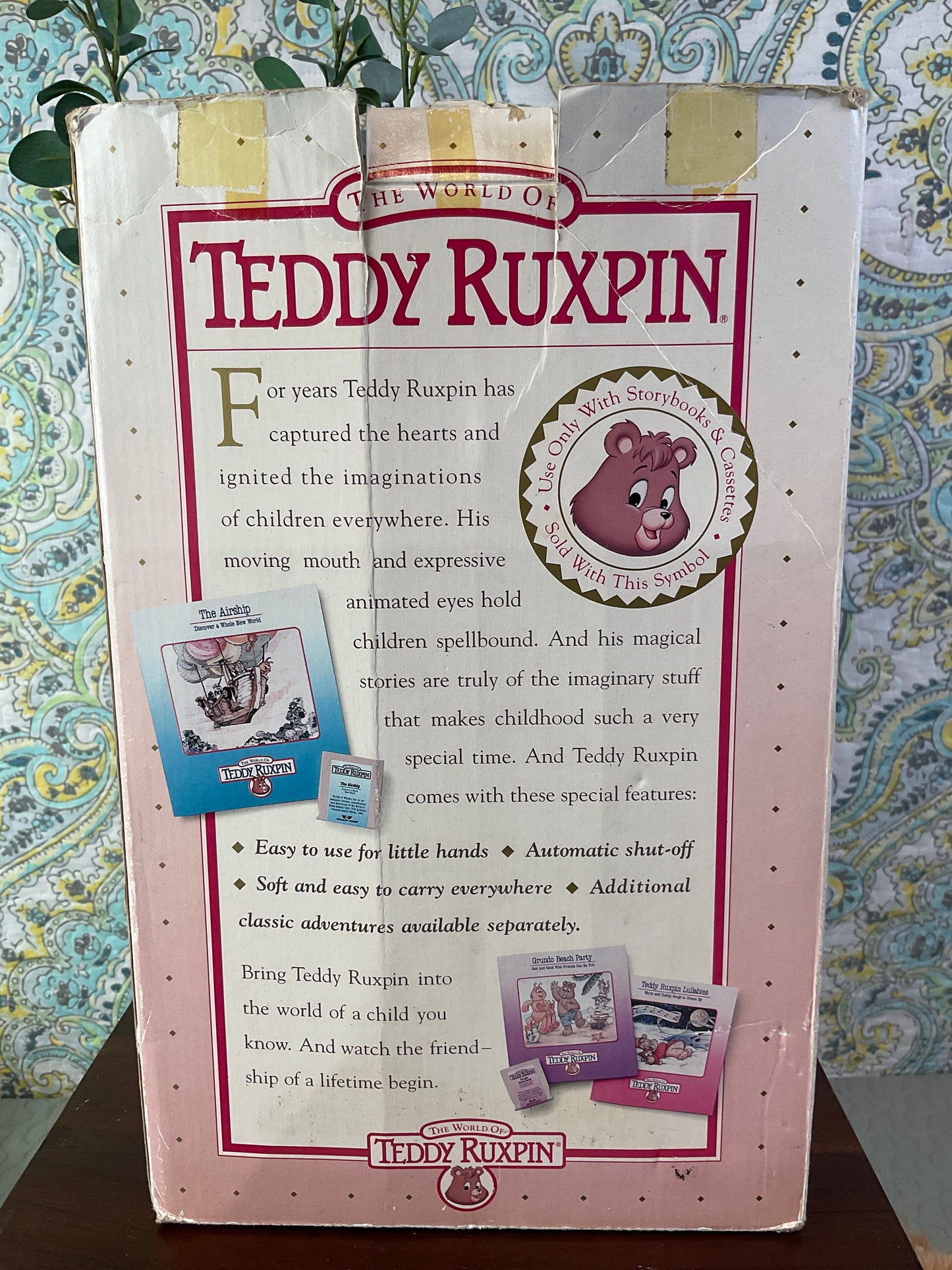 1991 Teddy Ruxpin, NON WORKING
