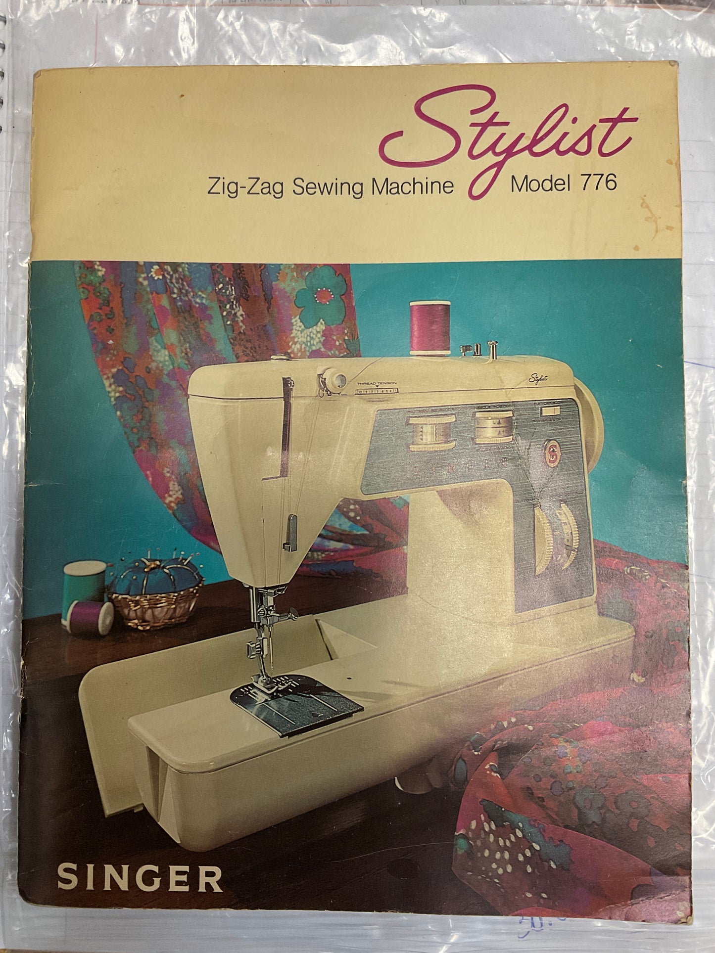 Singer Stylist 776 Sewing Machine and Desk