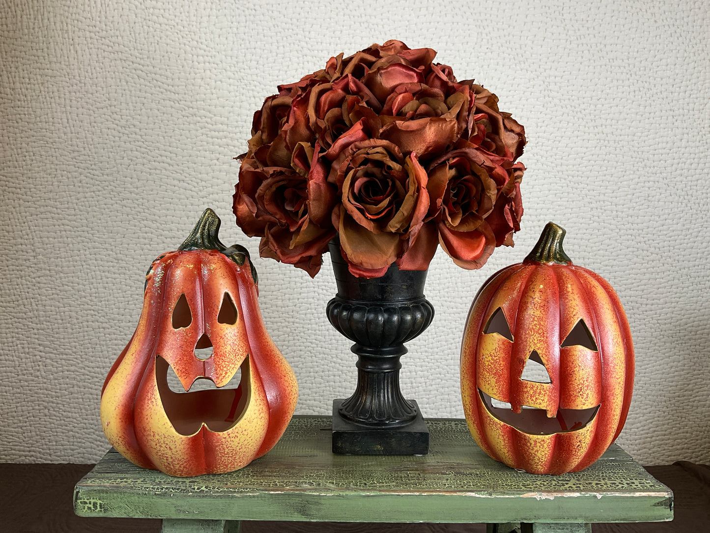 Halloween Pumpkin Duo