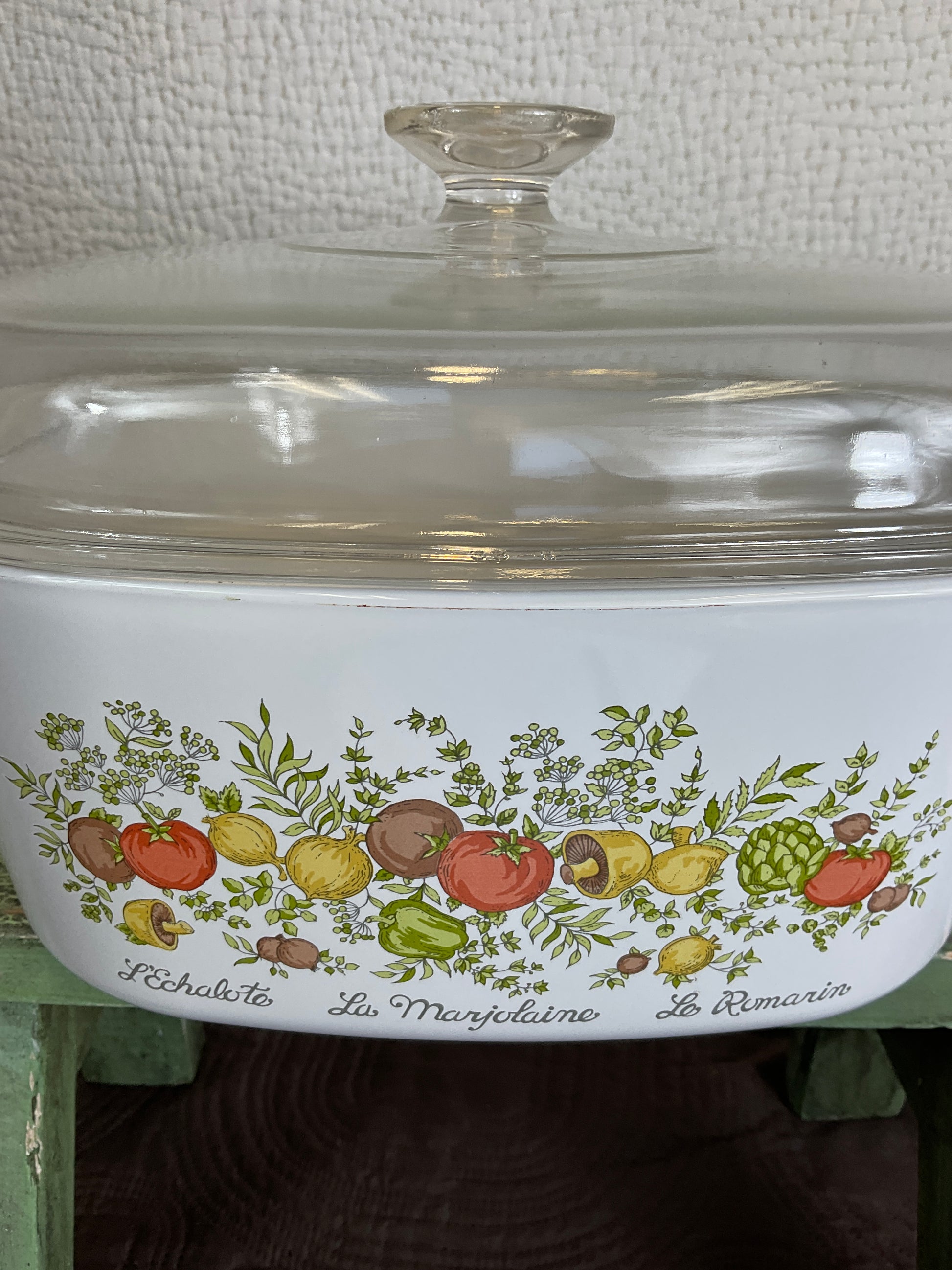 Vintage Corning Ware Spice of Life 3 Quart Dish With Lid 